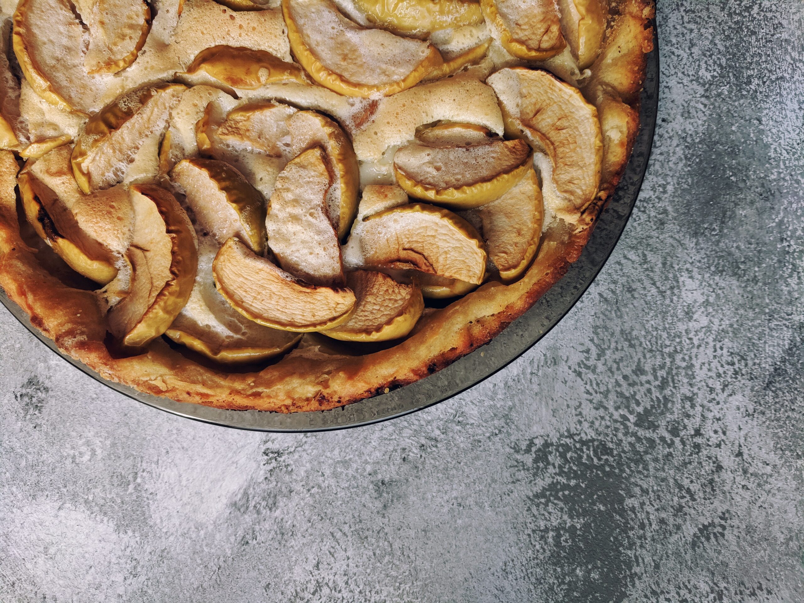 Tarta de manzana con hojaldre